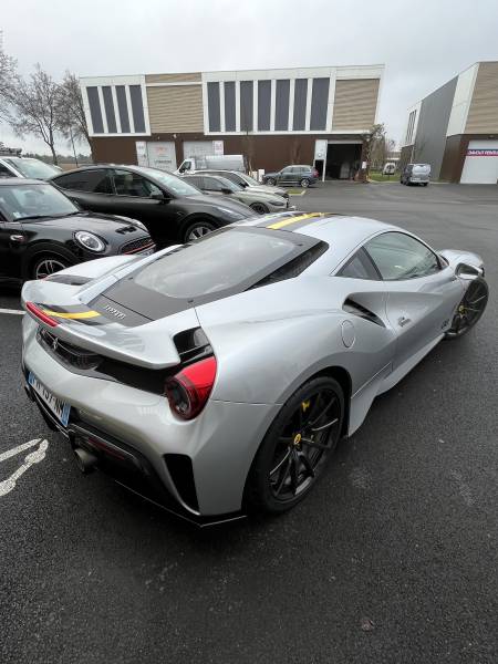 Ferrari 488 Pista - Protection PPF à Bailly Romainvilliers