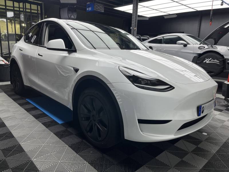 Tesla Model Y Blanche – Protection intégrale PPF XPEL