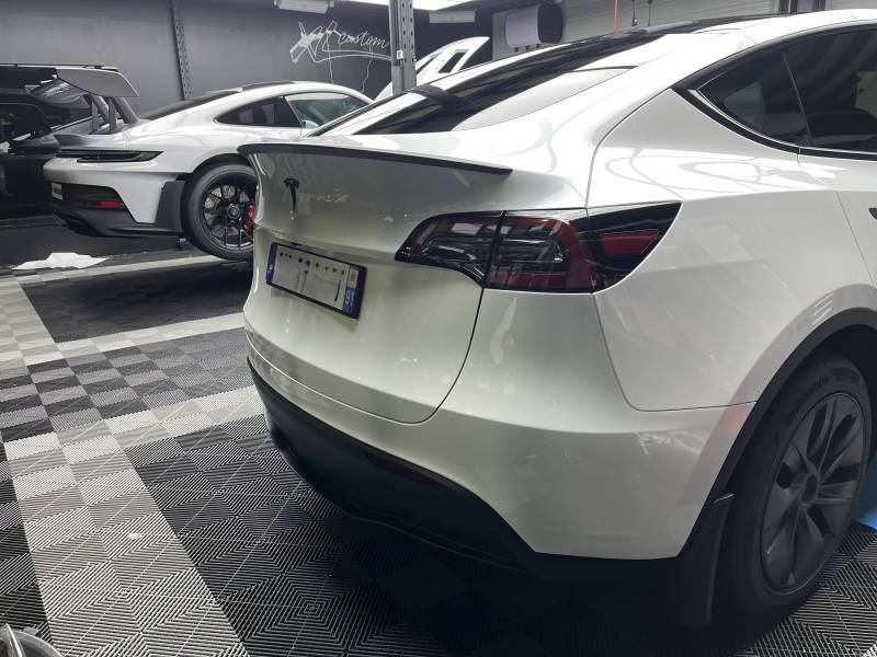 Tesla Model Y Blanche – Protection intégrale PPF XPEL